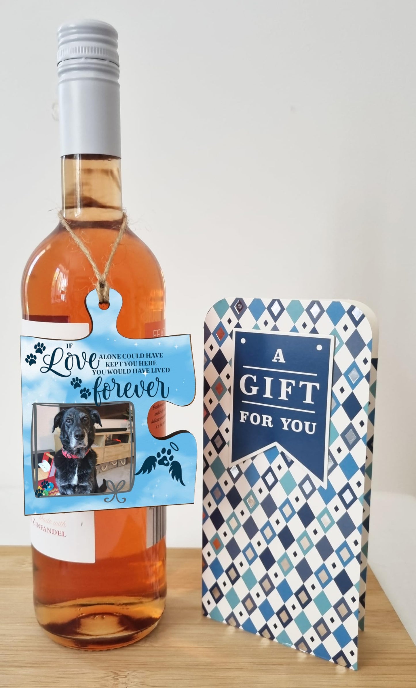 The Plum Penguin Hanging Jigsaw Puzzle Piece Love Alone Lived Forever Pet Loss Remembrance Sign Ornament