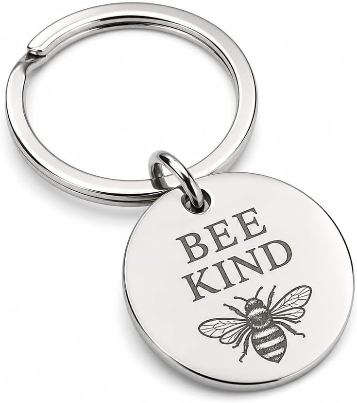 Honeybee Encouragement keyring