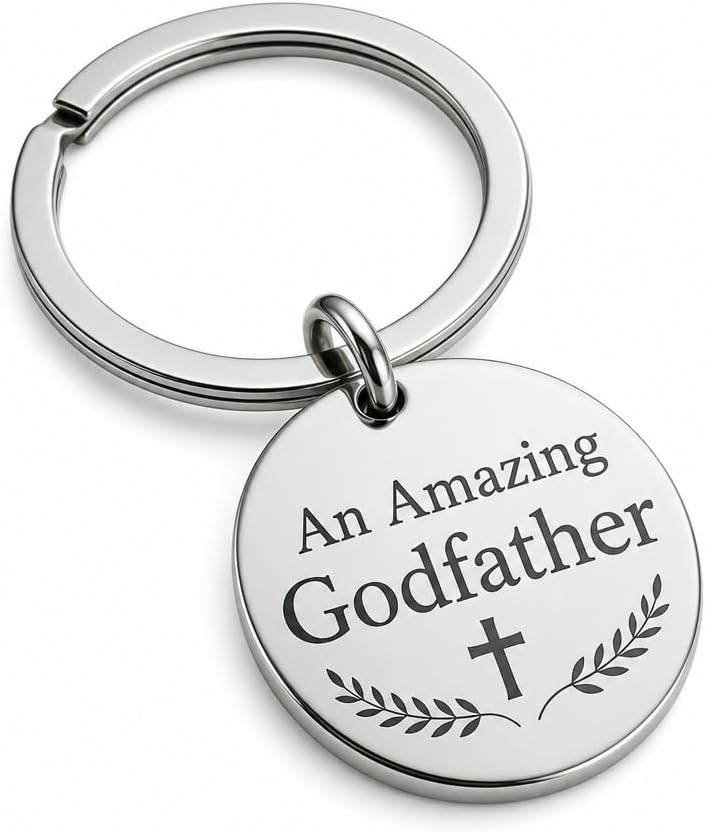 Modern Godfather Thanks keyring