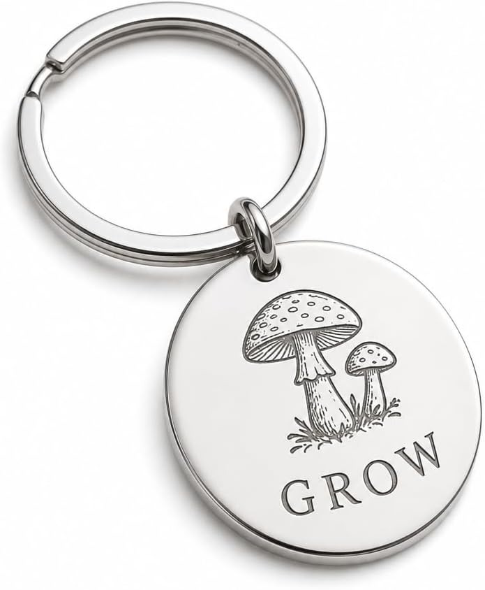 Cottagecore Growth Glow keyring