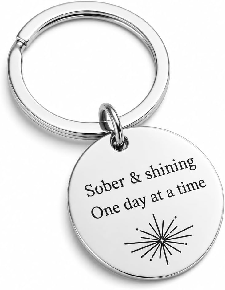 Sober And Shining keyring