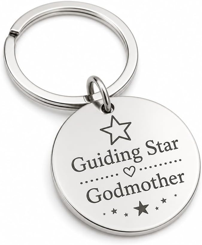 Guiding Star Godmother keyring