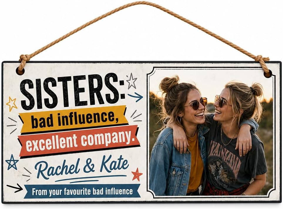 Sisterly Sarcasm Society mug and plaque