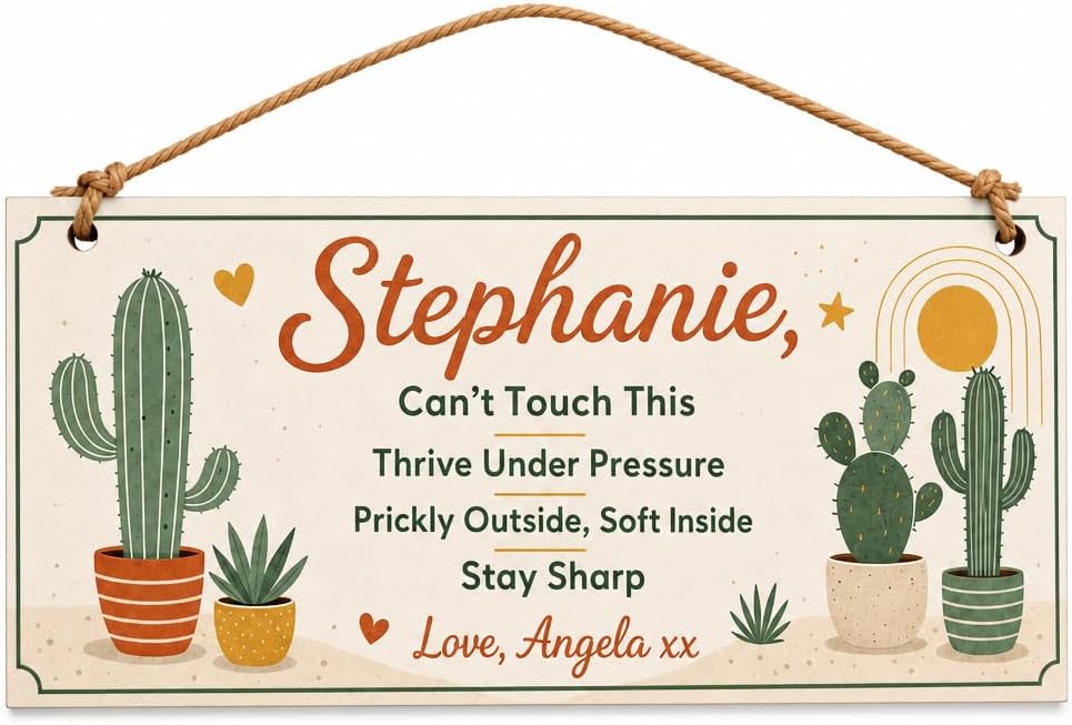 Cactus Quiet Strength gift set contents