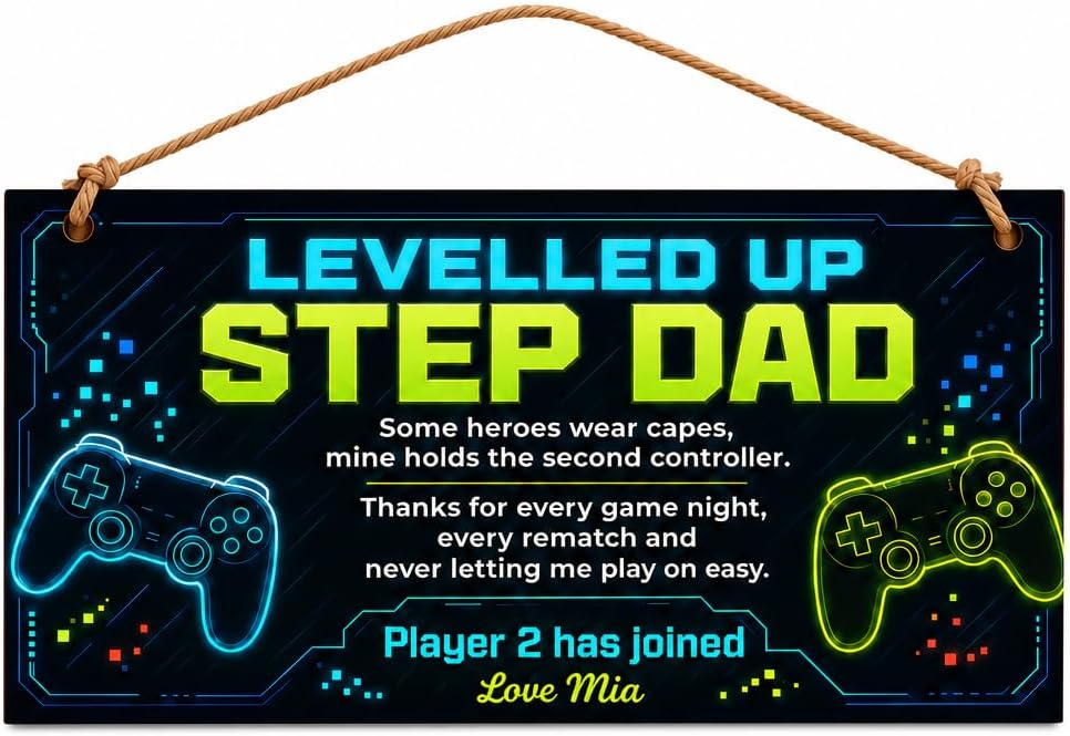Ultimate Gaming Stepdad gift set contents