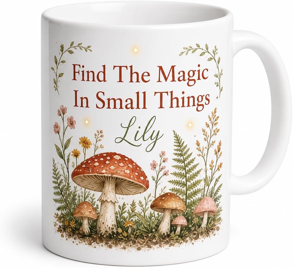 Cottagecore Growth Glow mug and plaque