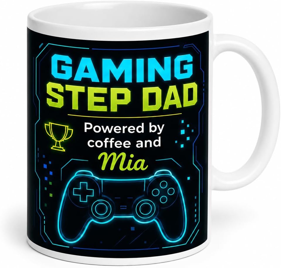 Ultimate Gaming Stepdad mug and plaque