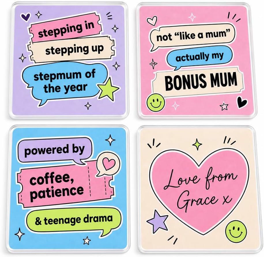 Bonus Mum Energy coasters