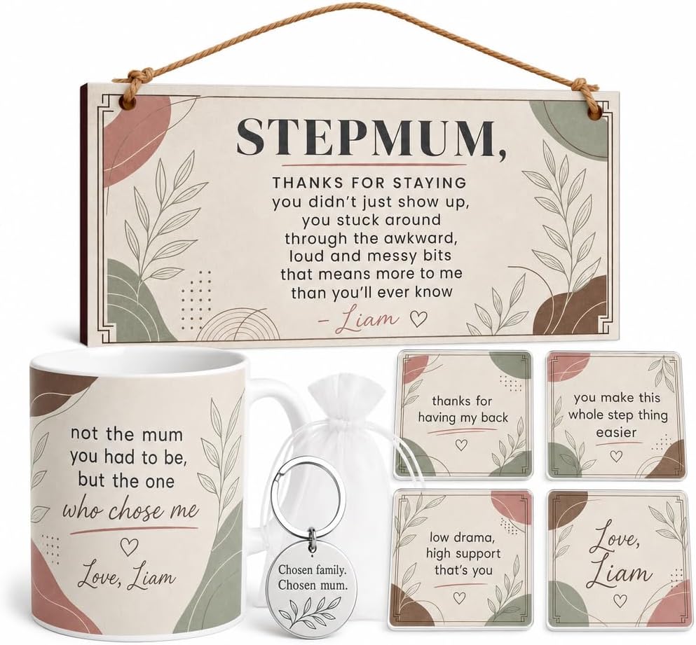Teen Thanks Stepmum Vibes personalised gift box set