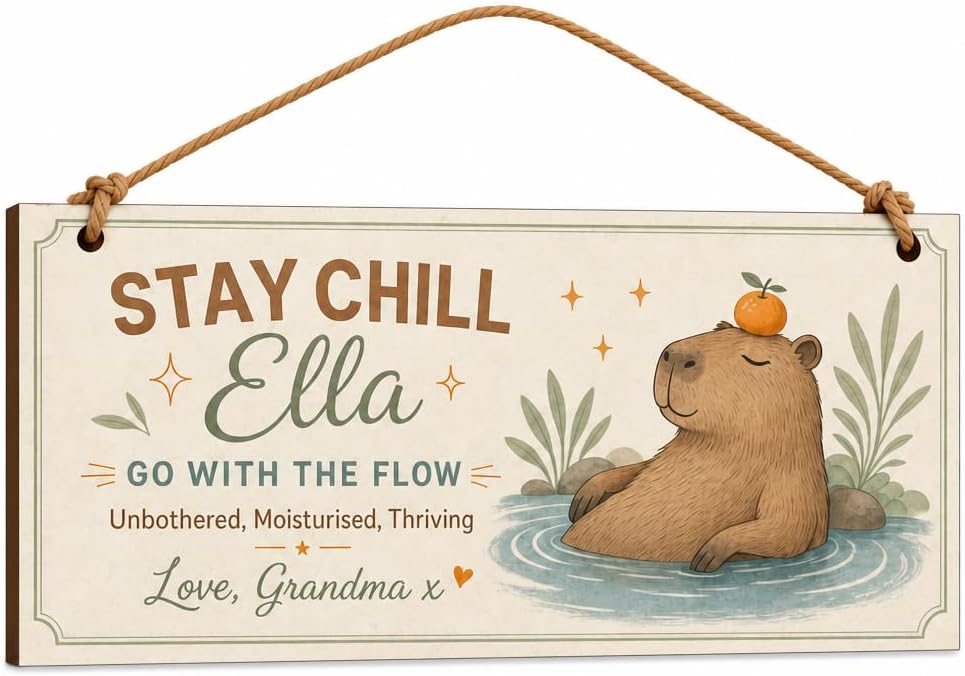 Chill Capybara Vibes gift set contents