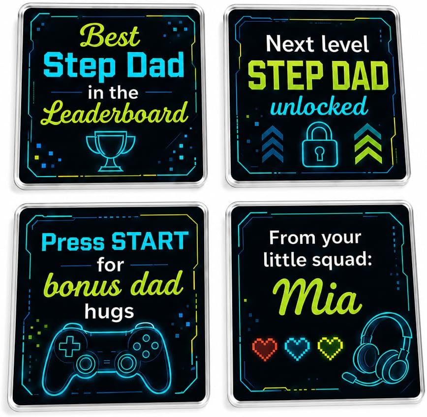 Ultimate Gaming Stepdad coasters
