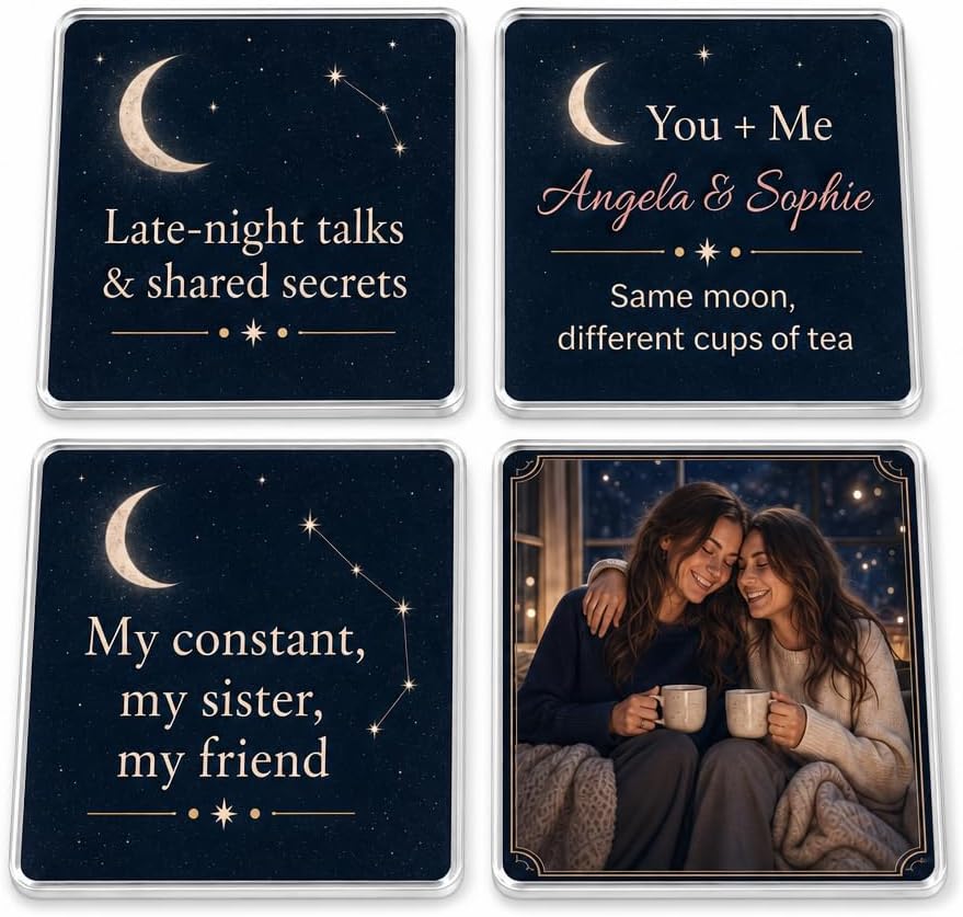 Moonlit Sisterhood keyring