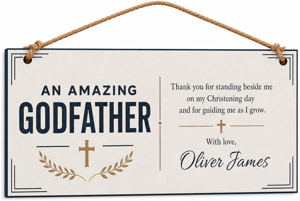 Modern Godfather Thanks gift set contents