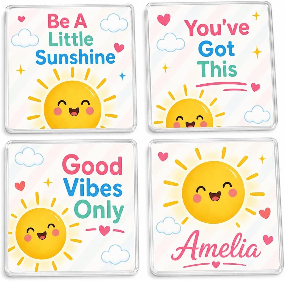 Kawaii Sunshine Boost coasters