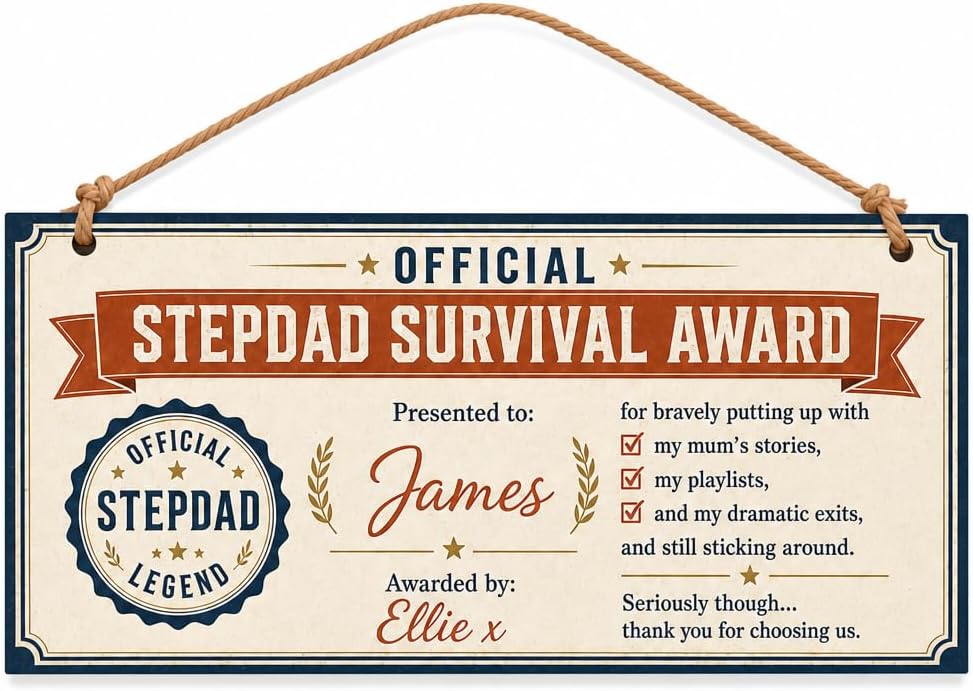 Stepdad Survival Legend gift set contents