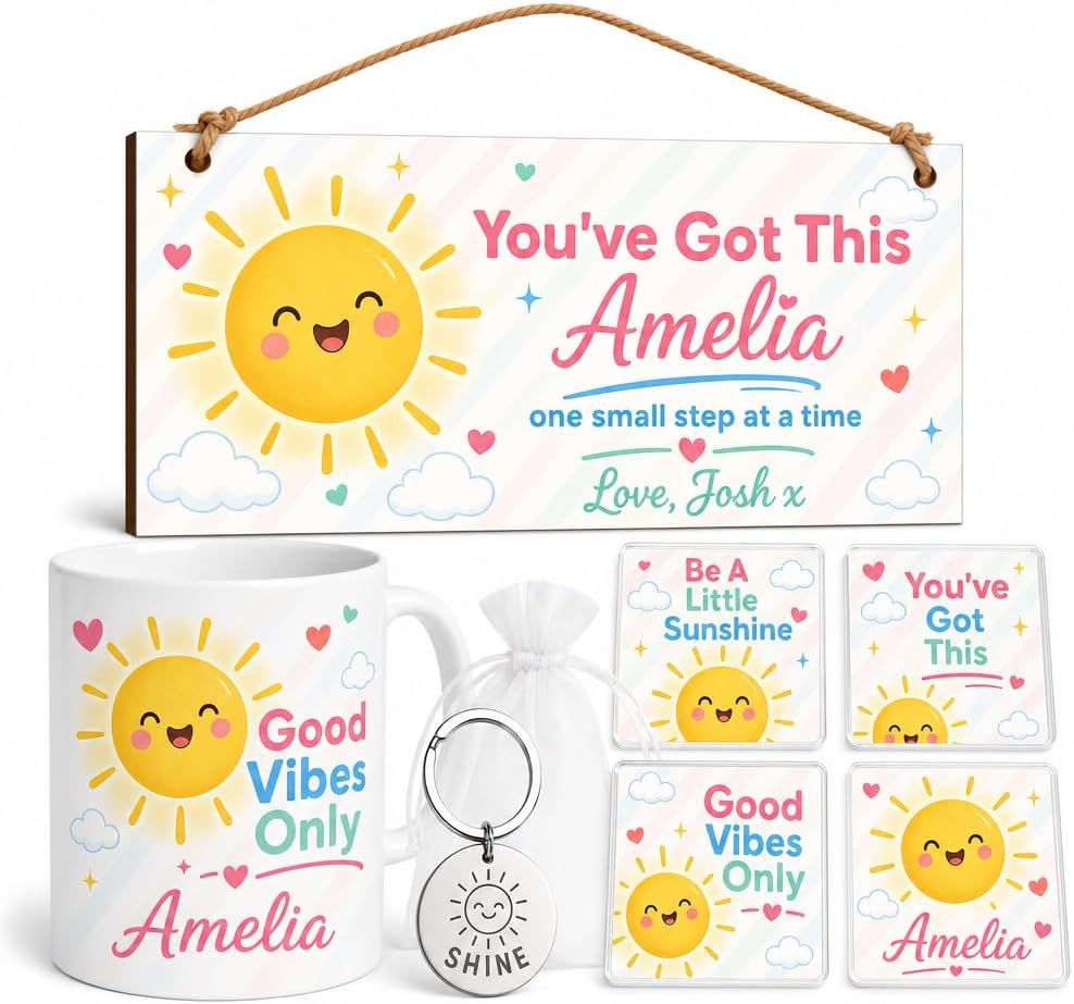 Kawaii Sunshine Boost personalised gift box set