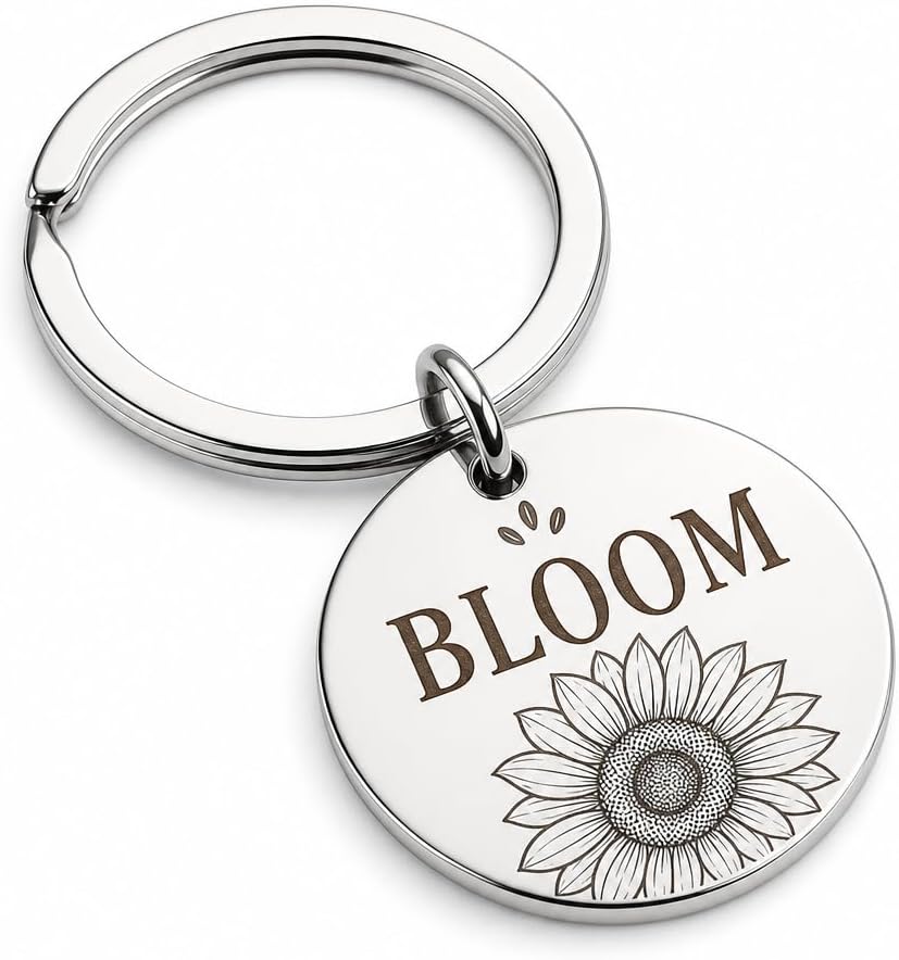 Sunflower Bright Path keyring
