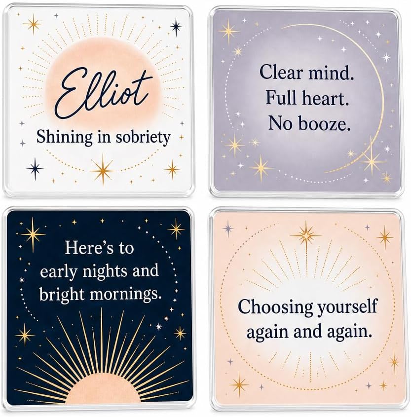 Sober And Shining coasters