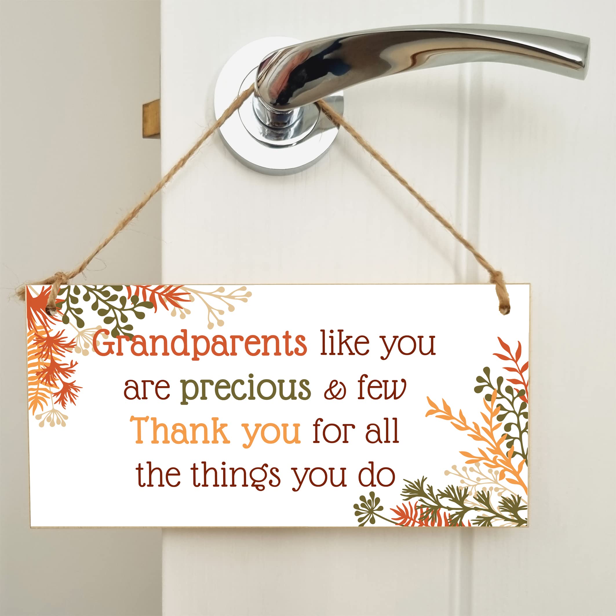 The Plum Penguin Handmade Wooden Hanging Wall Plaque Grandparents Like You Precious Few Thank You Decorative Gift Grandparents