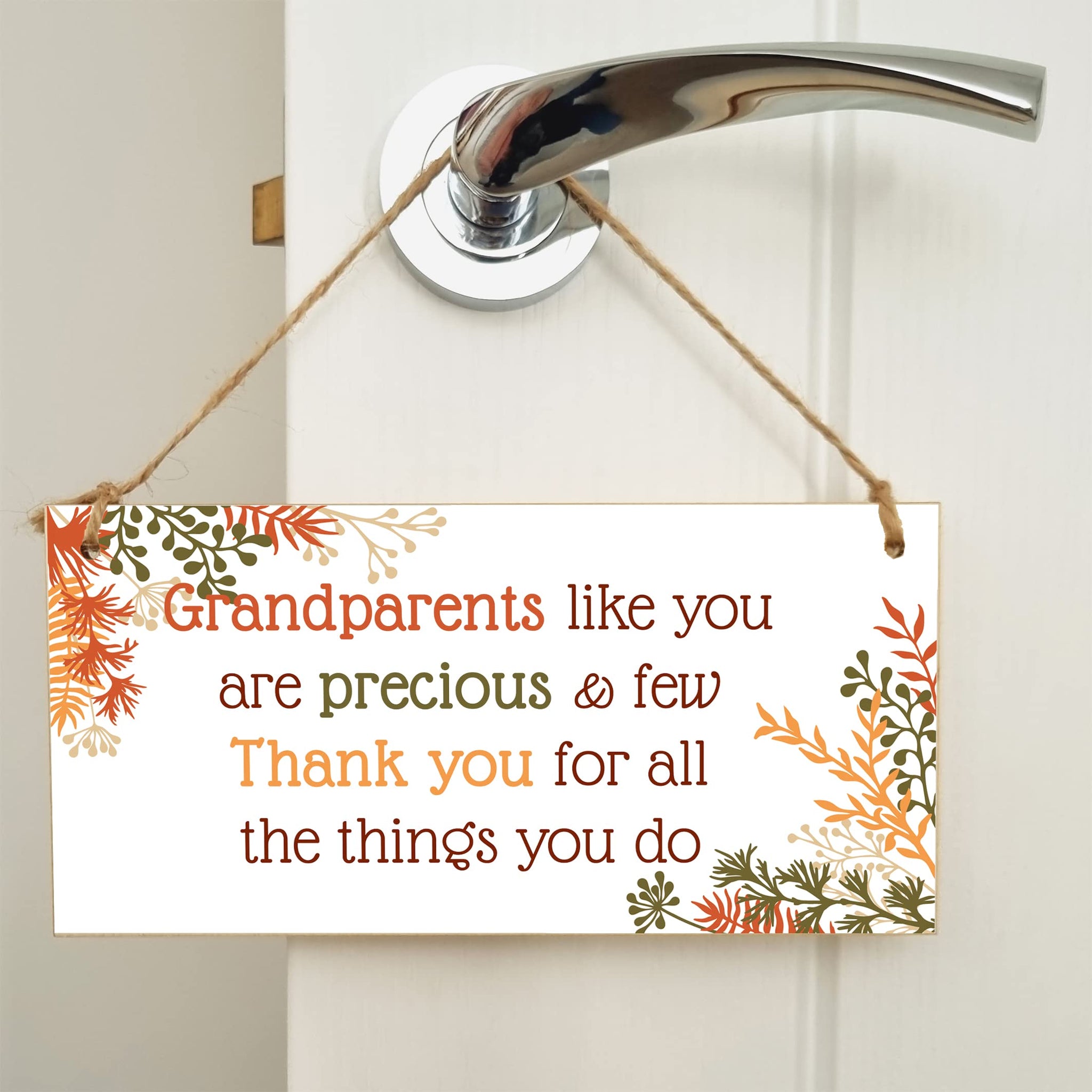 The Plum Penguin Handmade Wooden Hanging Wall Plaque Grandparents Like You Precious Few Thank You Decorative Gift Grandparents