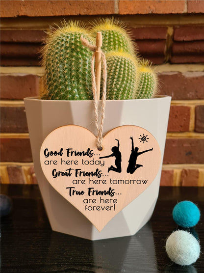 The Plum Penguin Bond of Hearts Unique Friendship-Themed Plaque Trio