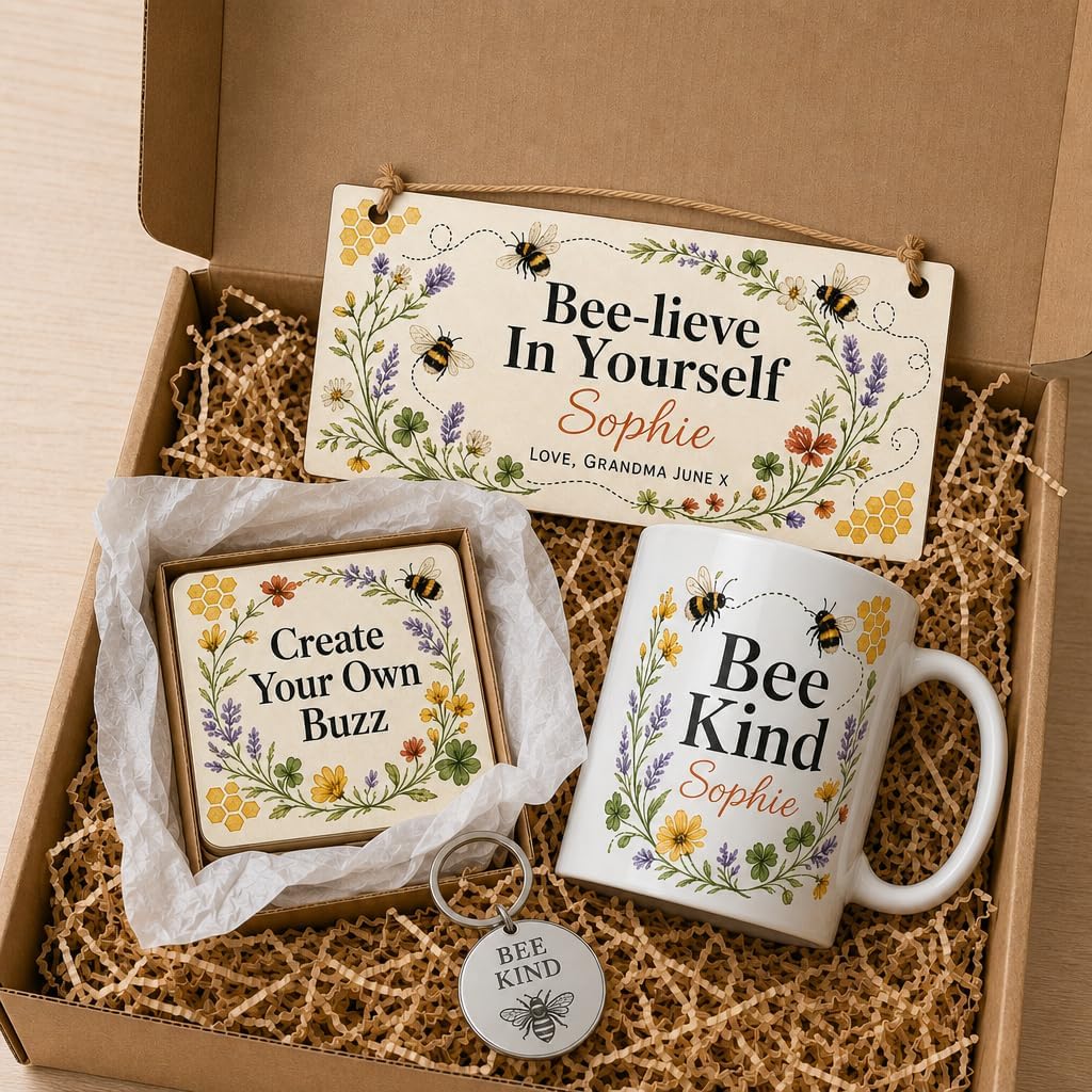 Honeybee Encouragement gift box presentation