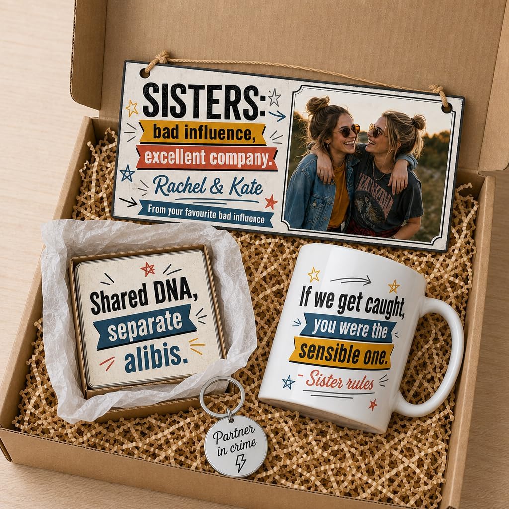 Sisterly Sarcasm Society gift set contents