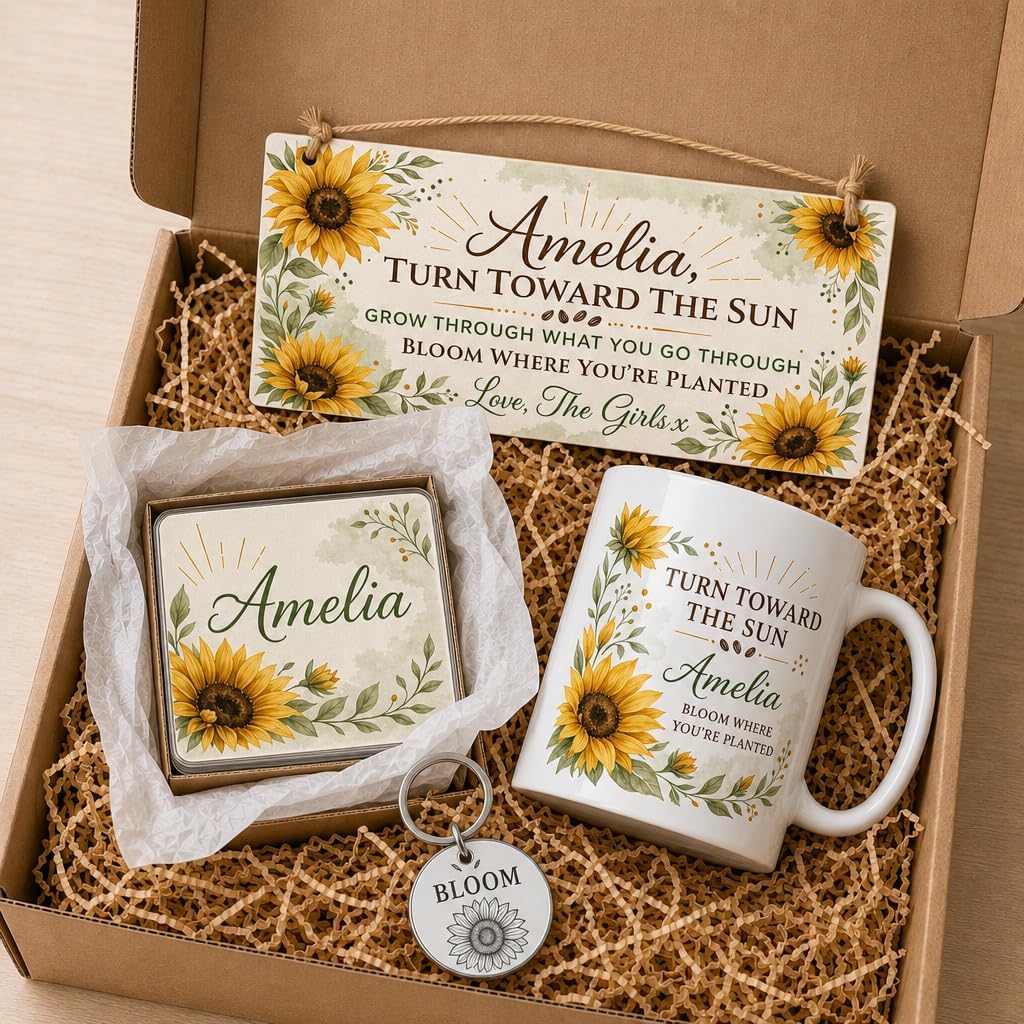 Sunflower Bright Path gift box presentation