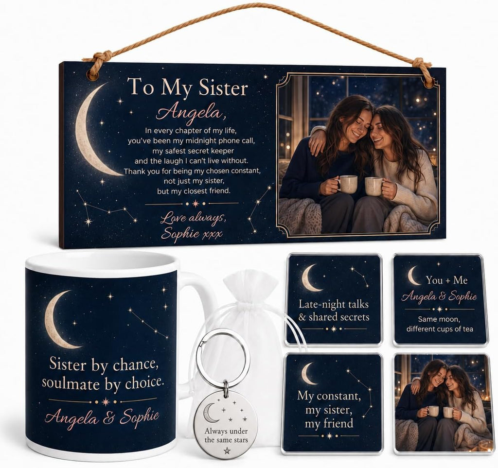 Moonlit Sisterhood personalised gift box set
