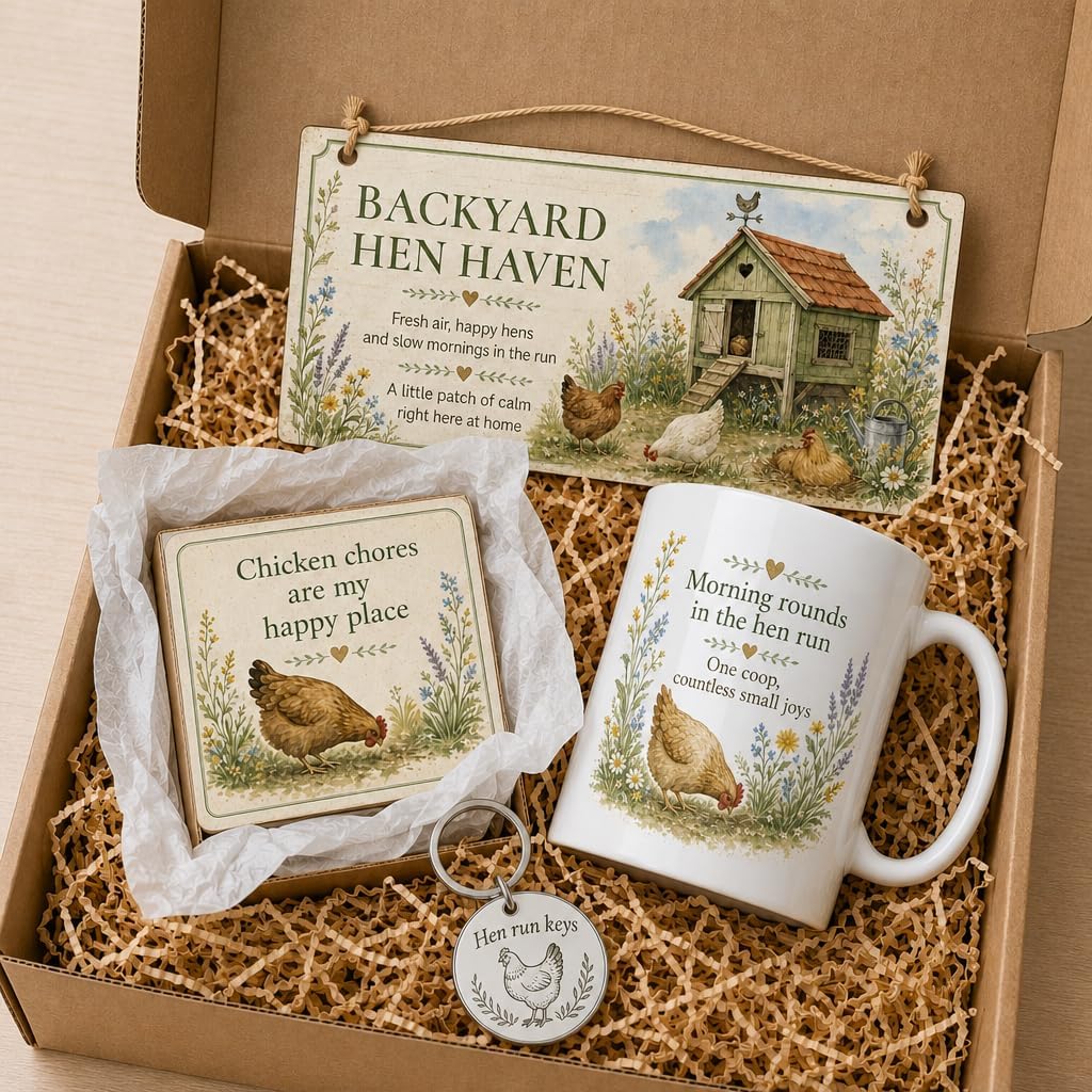 Backyard Hen Haven gift box presentation