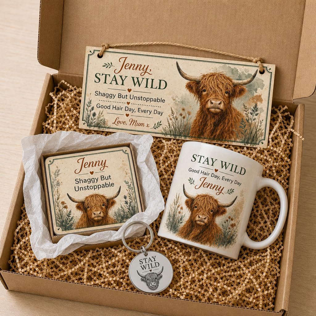Highland Wild Spirit gift box presentation