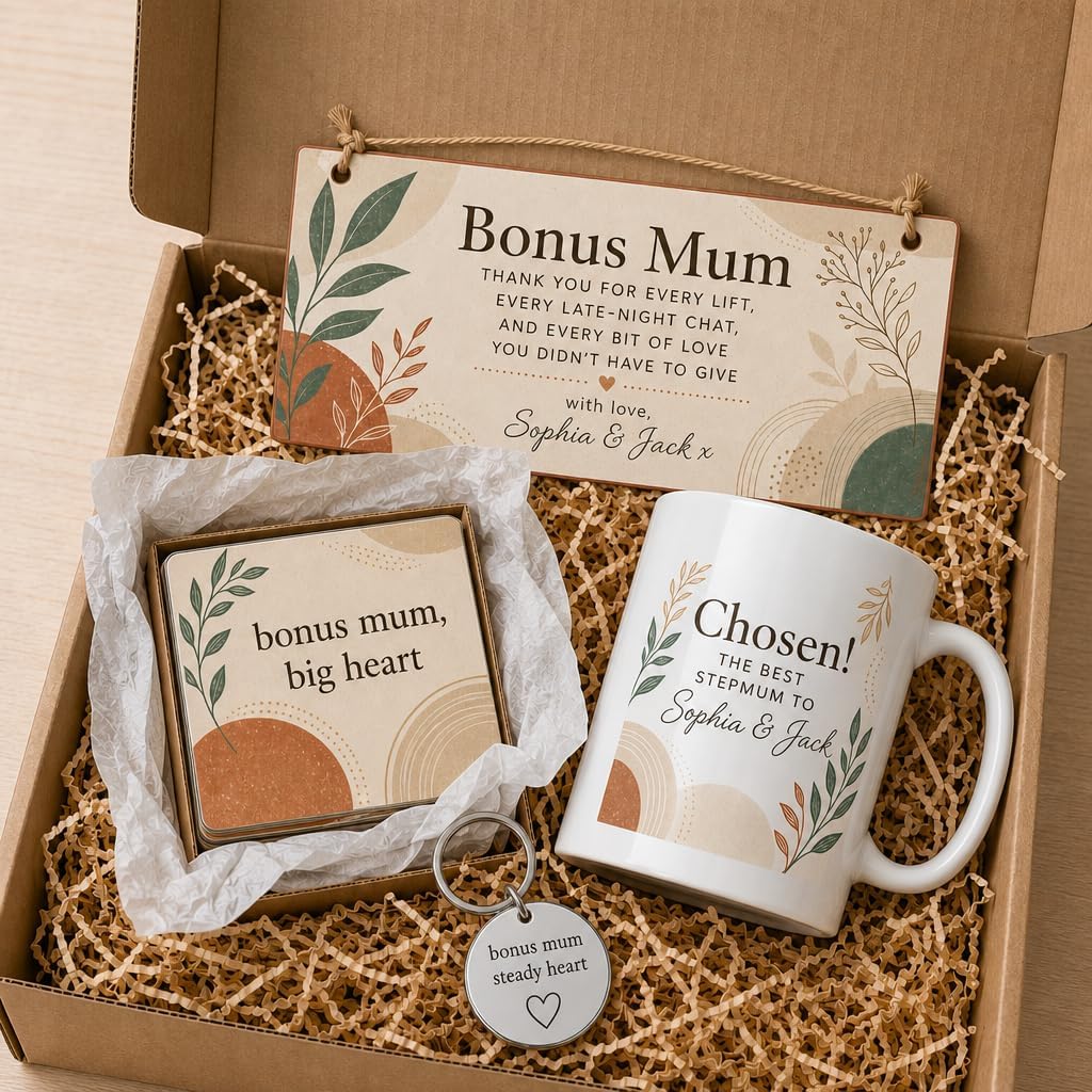 Boho Bonus Mum Bloom gift box presentation