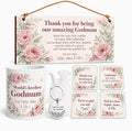 Floral Godmum Gratitude personalised gift box set