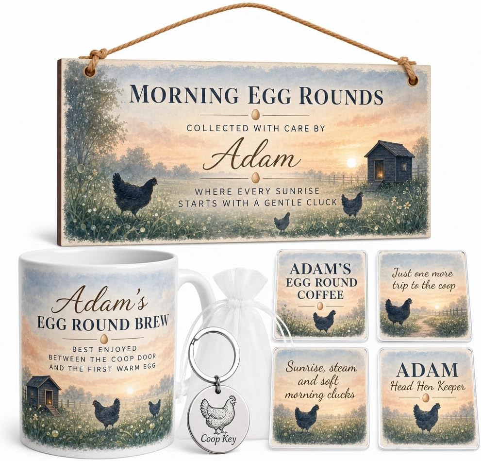 Dawn Egg Rounds personalised gift box set