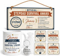 Stepdad Survival Legend personalised gift box set