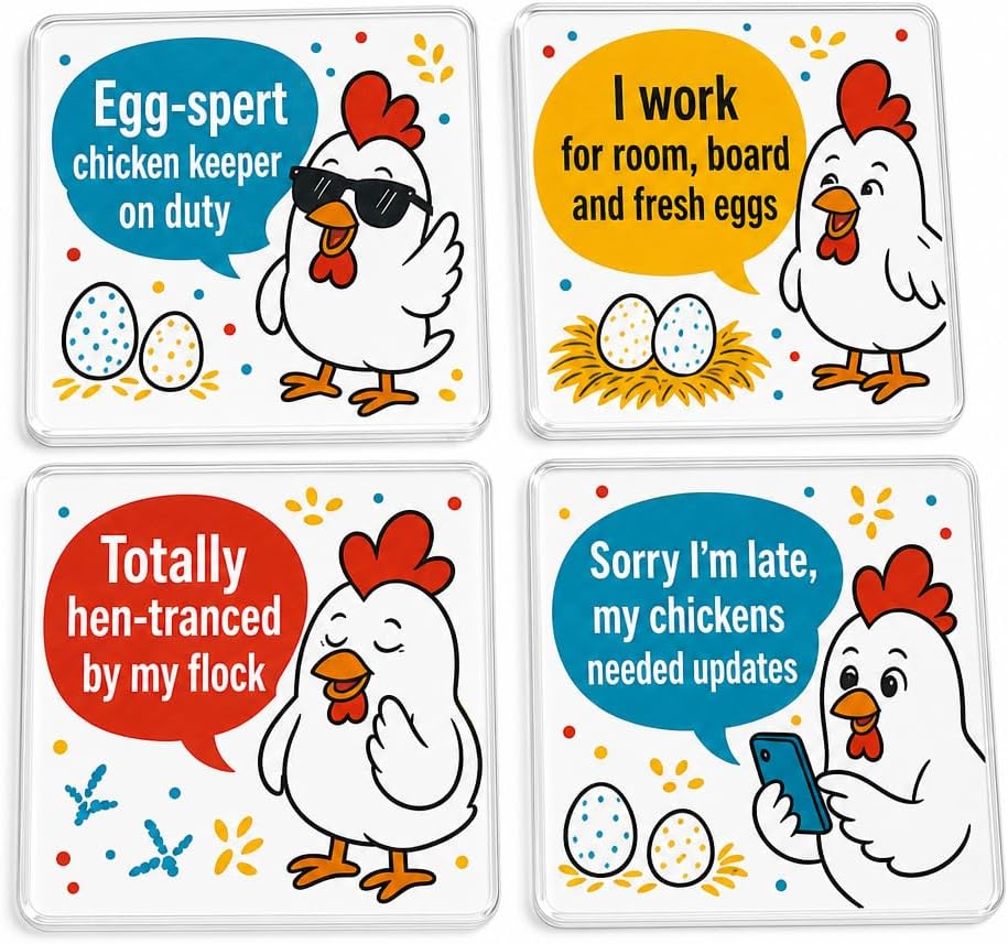 Cluckin Good Laughs keyring
