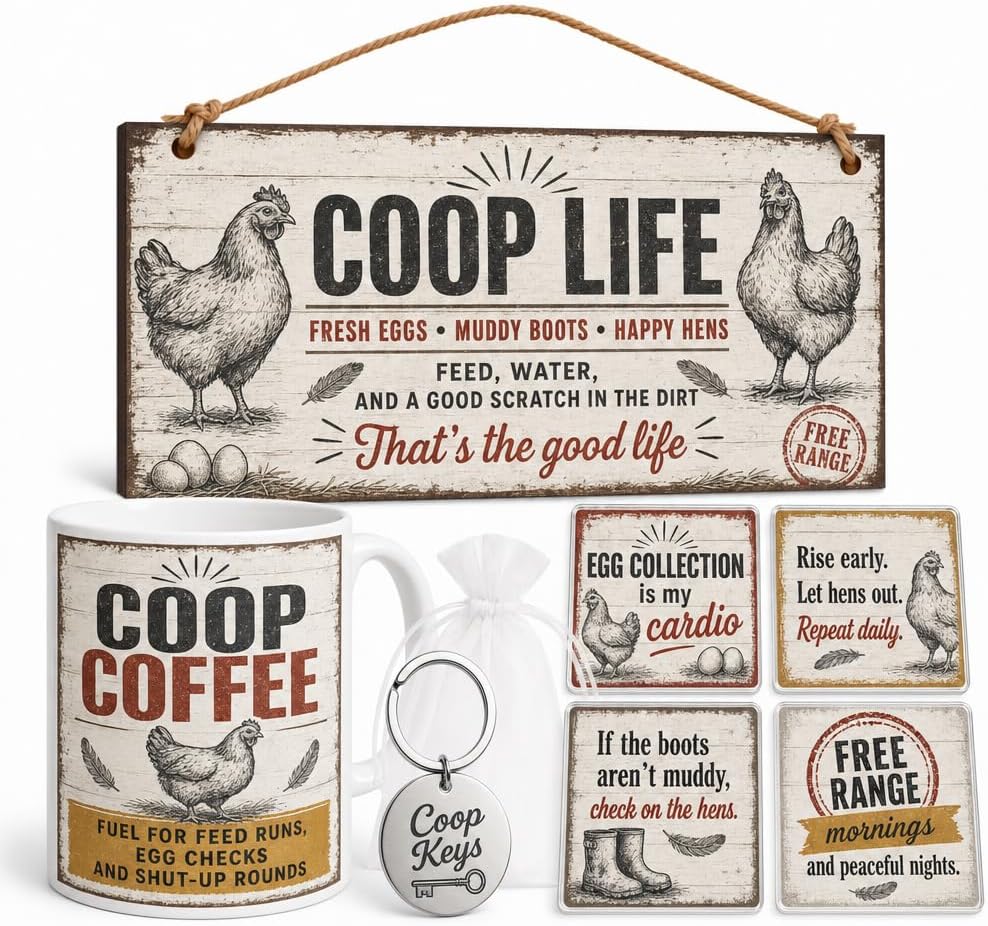 Rustic Coop Life personalised gift box set