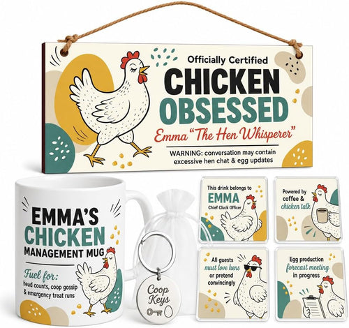 Cluck & Company personalised gift box set