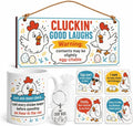 Cluckin Good Laughs personalised gift box set