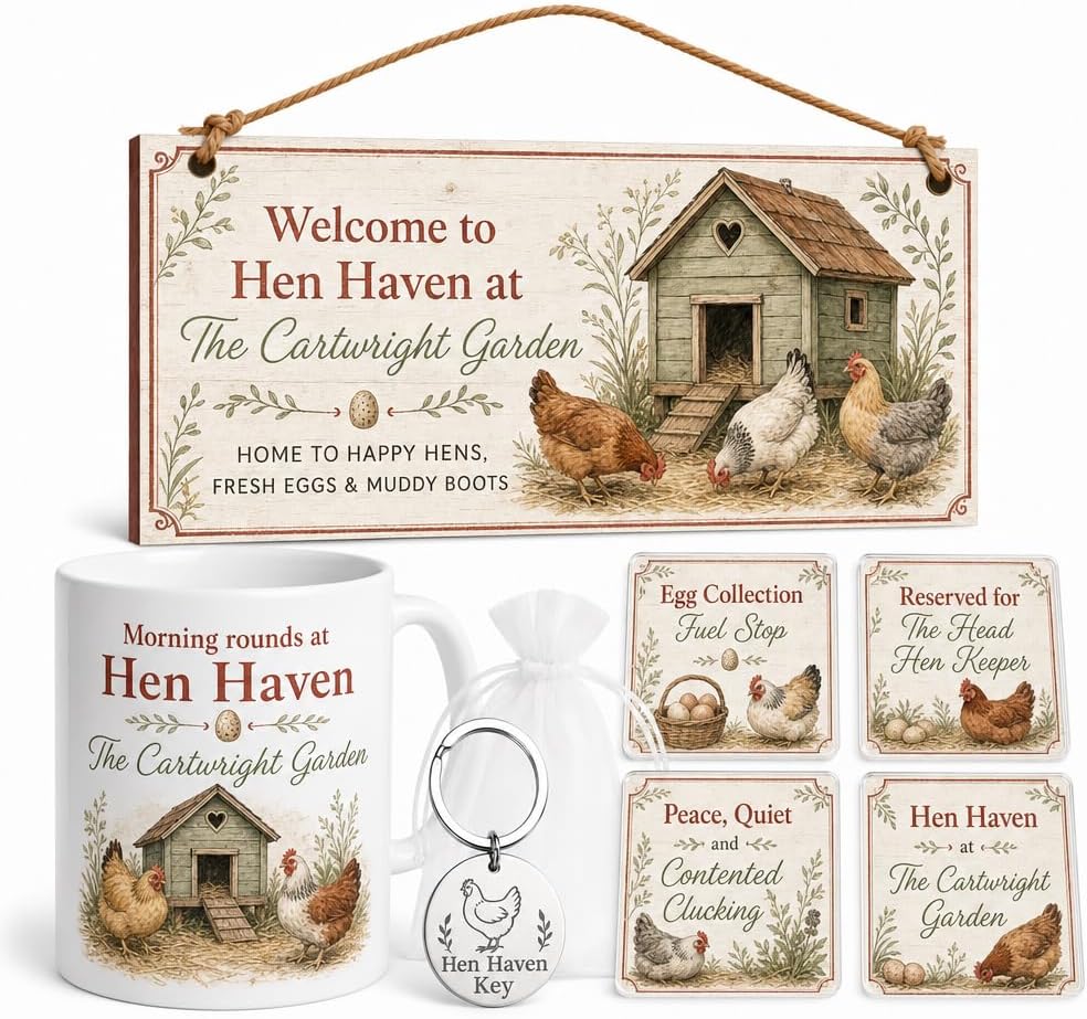 Hen Haven Homestead personalised gift box set