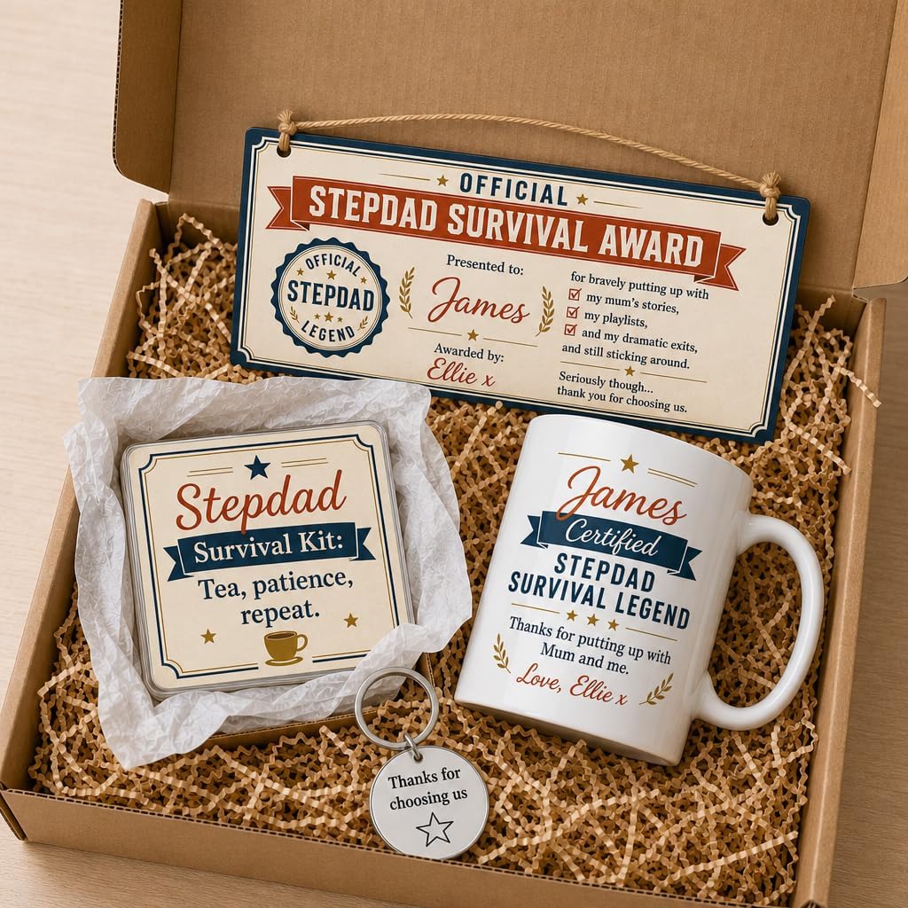 Stepdad Survival Legend coasters