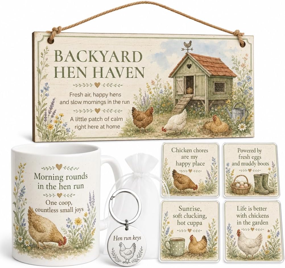 Backyard Hen Haven personalised gift box set