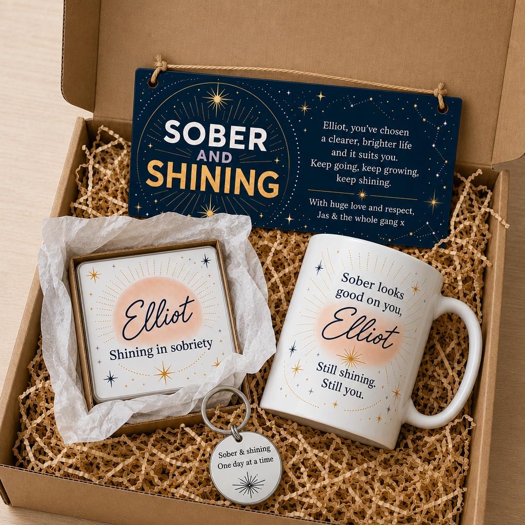 Sober And Shining gift box presentation
