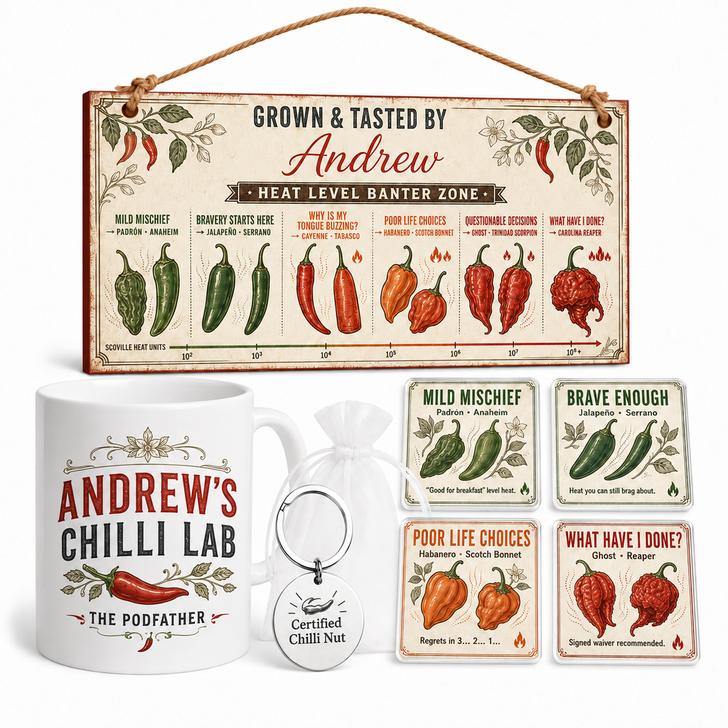 Scoville Heat Society Personalised Gift Box Set