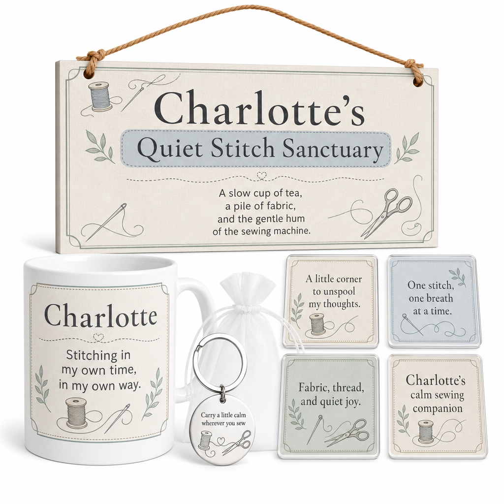 Quiet Stitch Sanctuary Personalised Gift Box Set