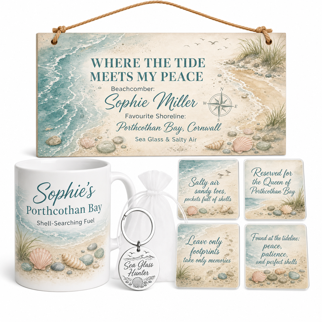 Shoreline Soulmate Map Personalised Gift Box Set
