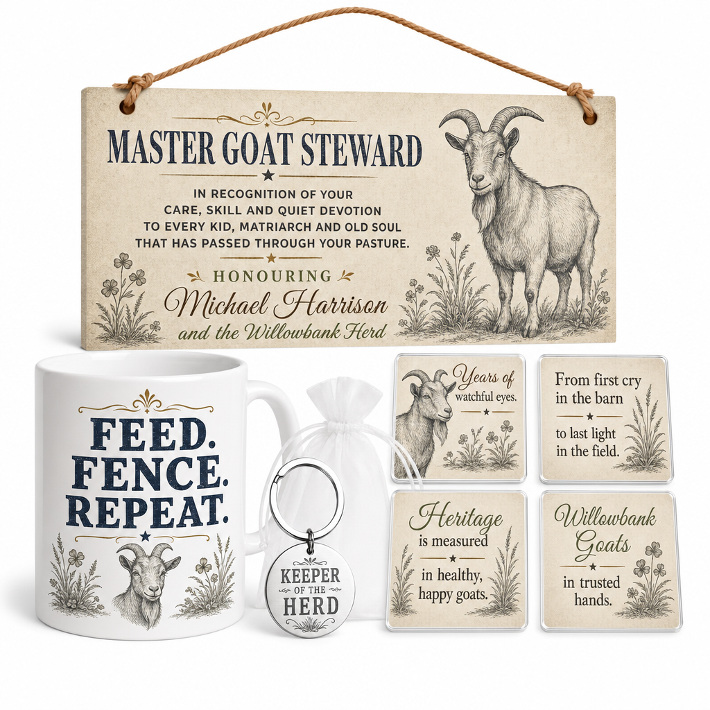 Heritage Goat Steward Personalised Gift Box Set