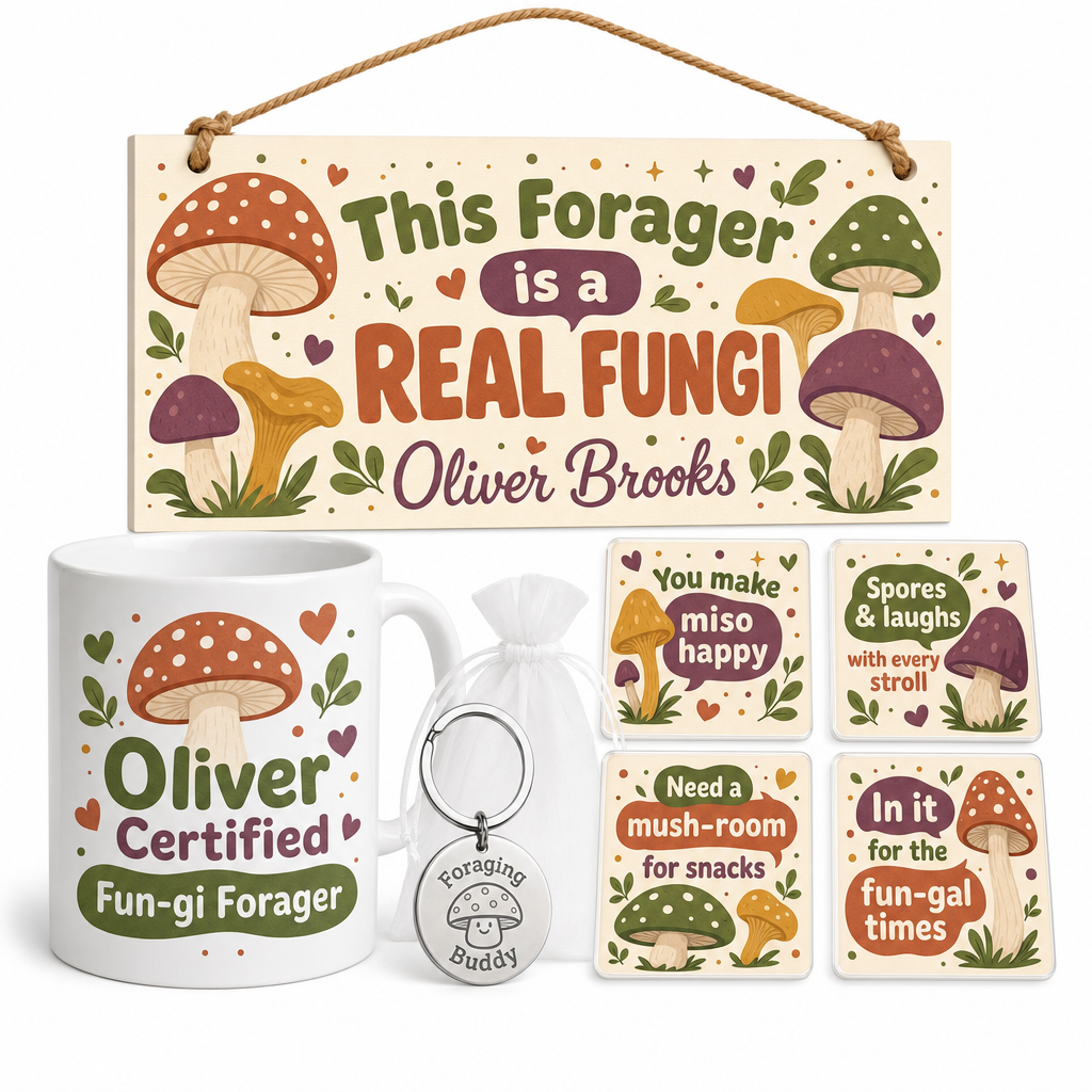 Fungi Pun Patrol Personalised Gift Box Set