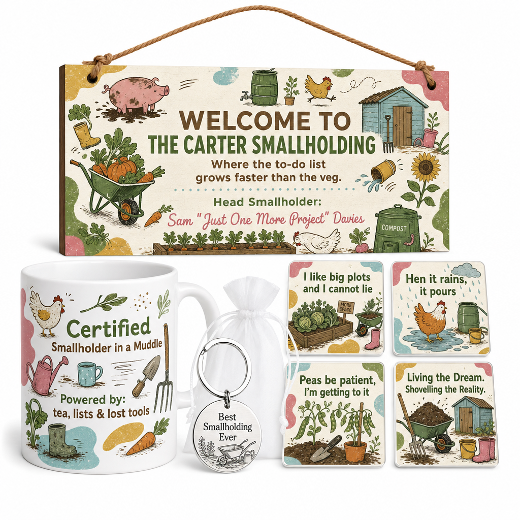 Pun-derful Plot Keeper Personalised Gift Box Set