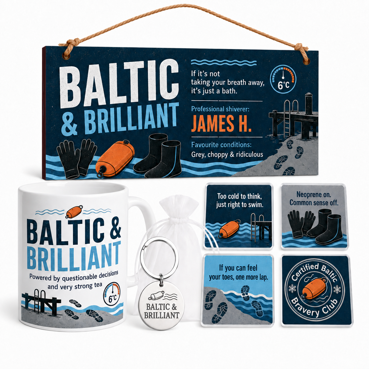 Baltic And Brilliant Personalised Gift Box Set